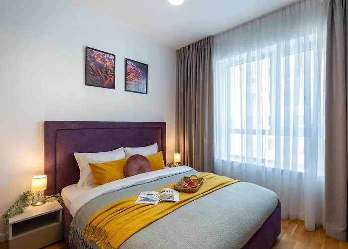 公寓 Ultimate Living Experience - Modern & Free Parking Near Romexpo